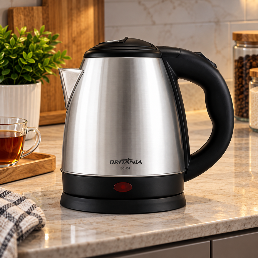 Chaleira Britânia 1,2L Inox